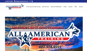 Puppy Training Phoenix - All-American K9