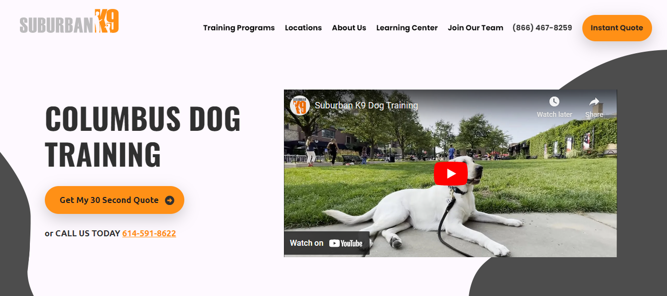 Columbus OH Dog Training
